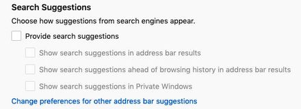 search suggestions search suggestions