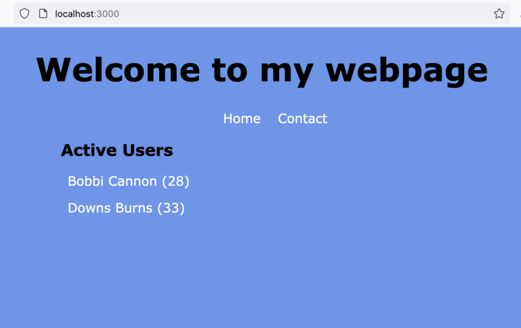 welcome page welcome page